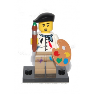 LEGO MINIFIGS SERIE 04 ARTISTE PEINTRE 2011