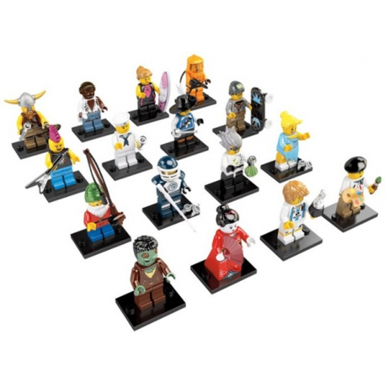 LEGO MINIFIGS SERIE 04 Serie complete (16...