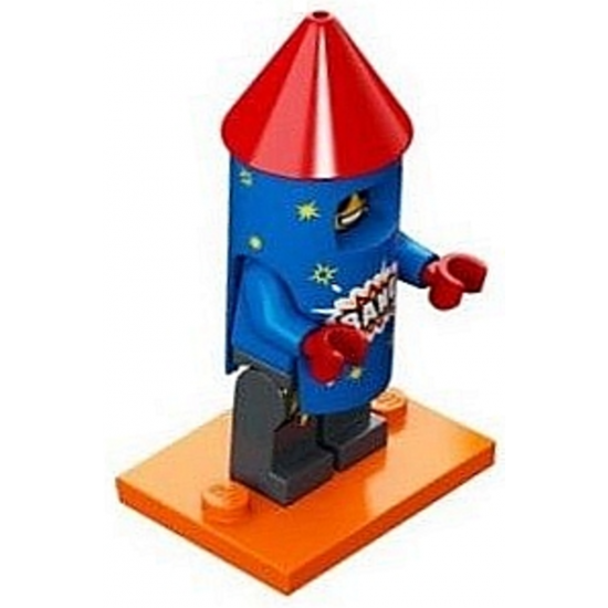 LEGO MINIFIG SERIE 18 Le garçon feu d’artifice...