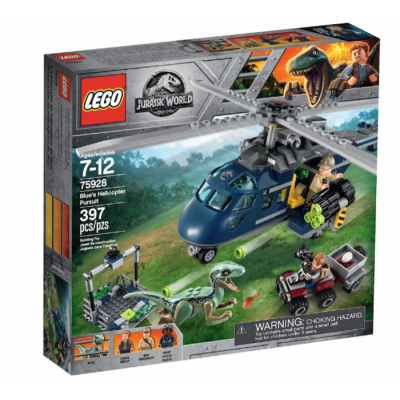 LEGO JURASSIC WORLD La poursuite en hélicoptère...