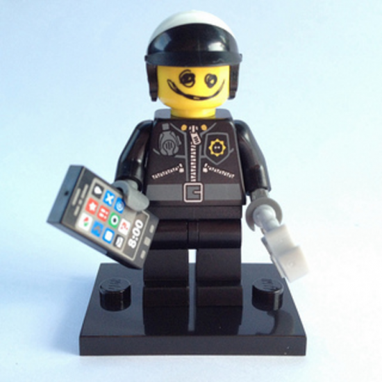 LEGO MINIFIGS LEGO MOVIE SCRIBBLE FACE BAD COP...