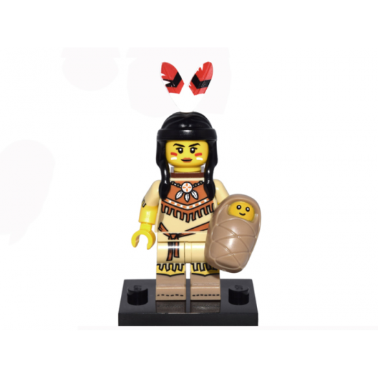 LEGO MINIFIG serie 15 FEMME TRIBALE 2016