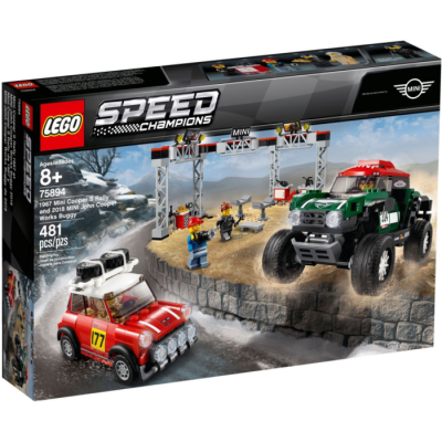 LEGO Speed champions Mini Cooper S Rally 1967 et...