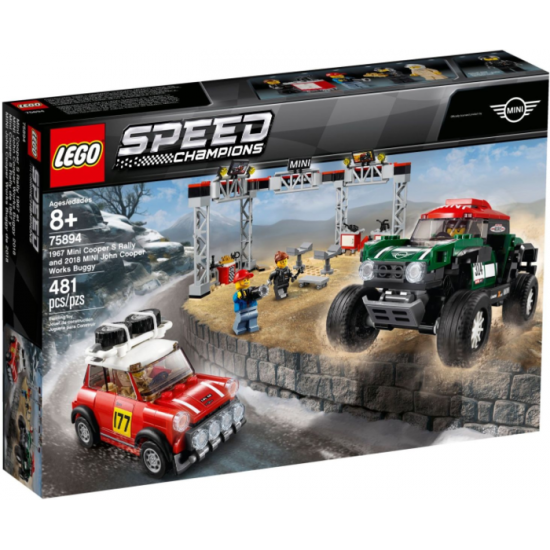 LEGO Speed champions Mini Cooper S Rally 1967 et...