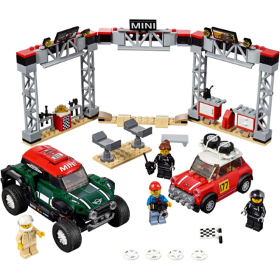 LEGO Speed champions Mini Cooper S Rally 1967 et 2018 Mini John Cooper Works Buggy 2019