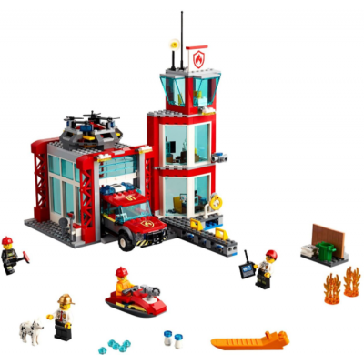 LEGO CITY La caserne de pompiers 2019