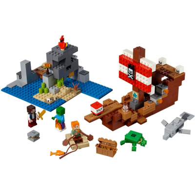 LEGO MINECRAFT L'aventure du bateau pirate 2019