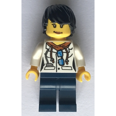 LEGO CITY MINIFIG Scientifique de la jungle fille
