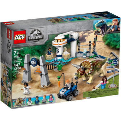 LEGO JURASSIC WORLD Le saccage du tricératops...
