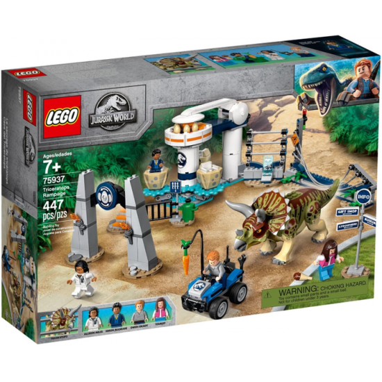LEGO JURASSIC WORLD Le saccage du tricératops...