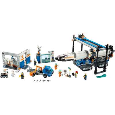 LEGO CITY L’assemblage et le transport de la fusée 2019