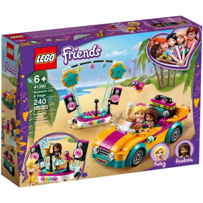 LEGO FRIENDS La voiture et la scène d'Andréa...