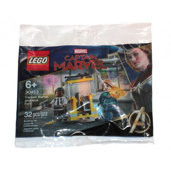 LEGO SUPER HEROES Captain Marvel et Nick Fury sac...