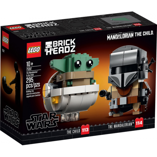 LEGO BRICKHEADZ STAR WARS Le Mandalorien et...