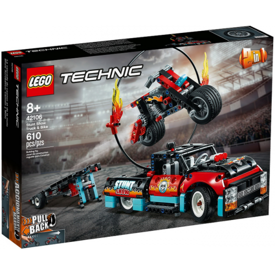 LEGO TECHNIC Le spectacle de cascades du camion et...