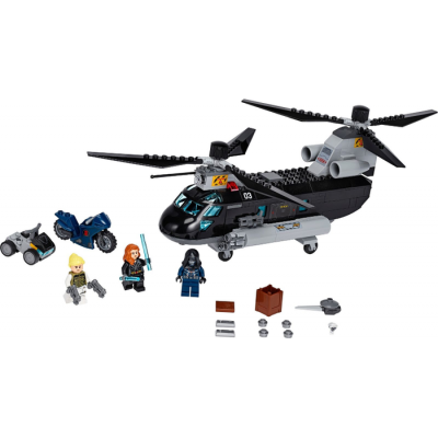 LEGO SUPER HEROES La poursuite en hélicoptère de Black Widow 2020
