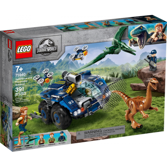 LEGO JURASSIC WORLD L'évasion du Gallimimus et du...