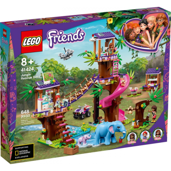 LEGO FRIENDS La base de sauvetage dans la jungle...