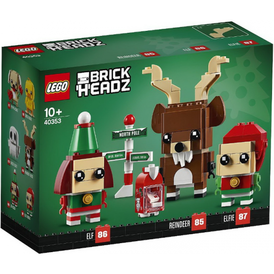 LEGO BrickHeadz Renne, lutin et lutine 2020