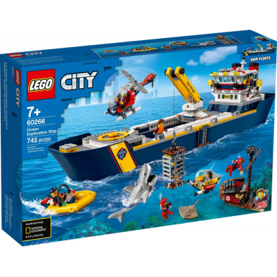 LEGO CITY Le bateau d'exploration océanique 2020