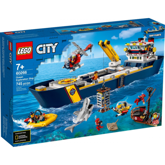 LEGO CITY Le bateau d'exploration océanique 2020