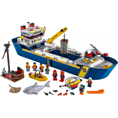 LEGO CITY Le bateau d'exploration océanique 2020