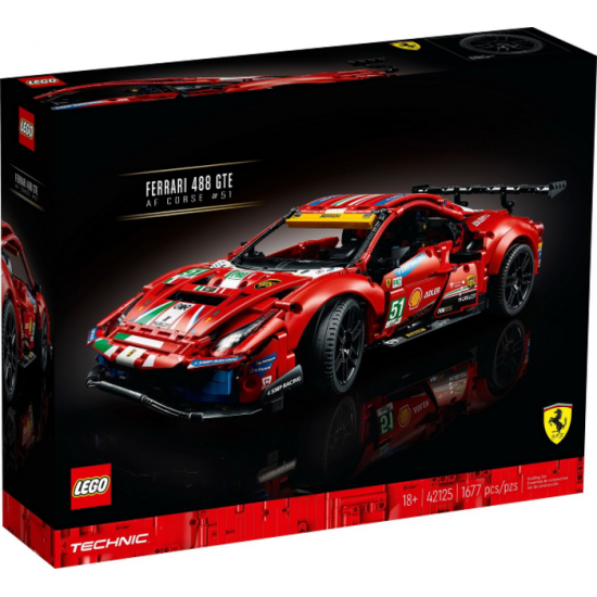 LEGO TECHNIC Ferrari 488 GTE “AF Corse #51”...