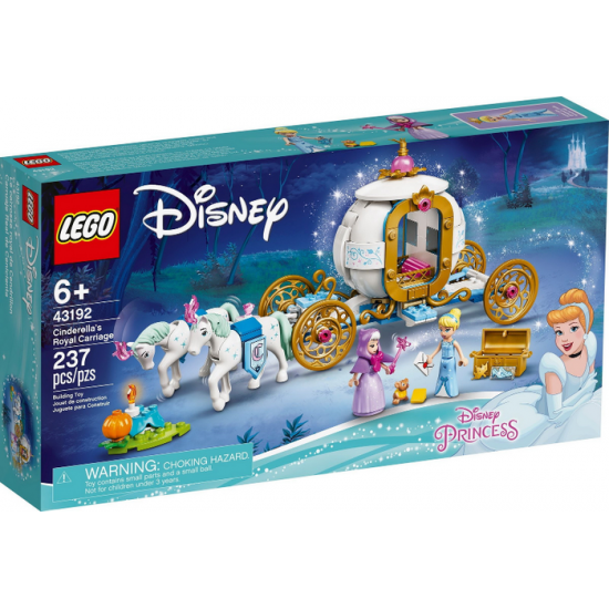 LEGO DISNEY Le carrosse royal de Cendrillon 2021