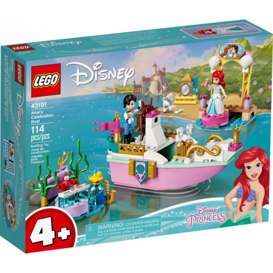 LEGO DISNEY Le bateau de mariage d’Ariel 2021