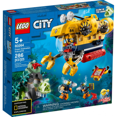 LEGO CITY Le sous-marin d'exploration 2020