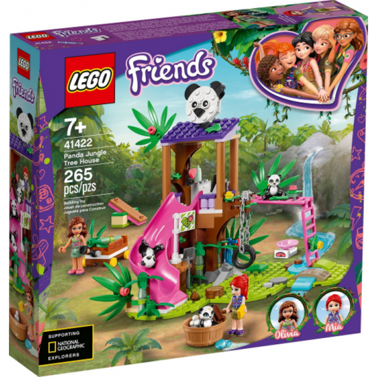 LEGO FRIENDS La cabane des pandas dans la jungle...