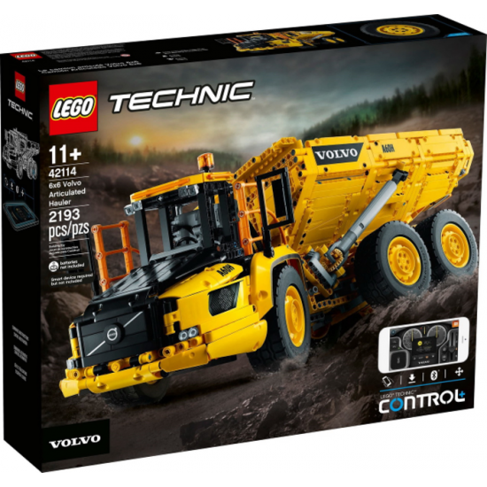 LEGO TECHNIC Le tombereau articulé Volvo 6x6 2020