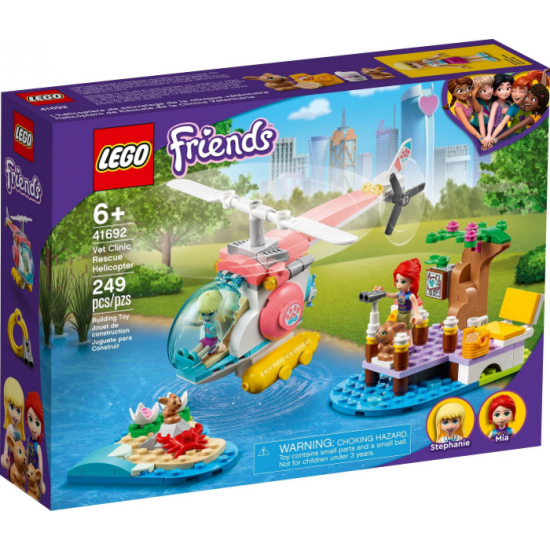 LEGO FRIENDS L'hélicoptère de sauvetage de la...