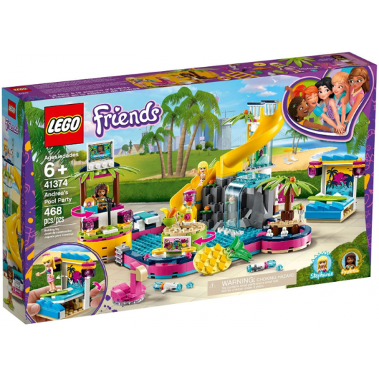 LEGO FRIENDS La fête à la piscine d’Andréa...