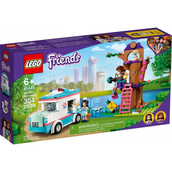 LEGO FRIENDS L'ambulance de la clinique...