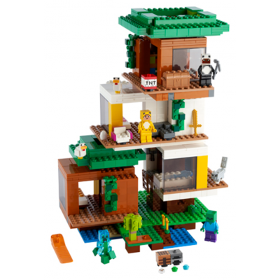 LEGO MINECRAFT  La cabane moderne dans l'arbre 2021