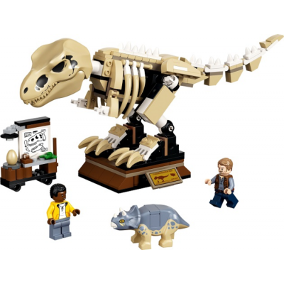 LEGO JURASSIC WORLD L’exposition du fossile du T. Rex 2021