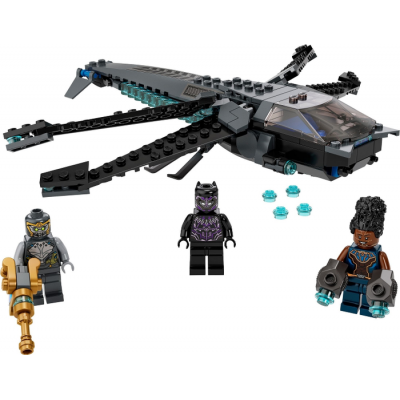 LEGO SUPER HEROES L’avion dragon de la Panthère noire 2021