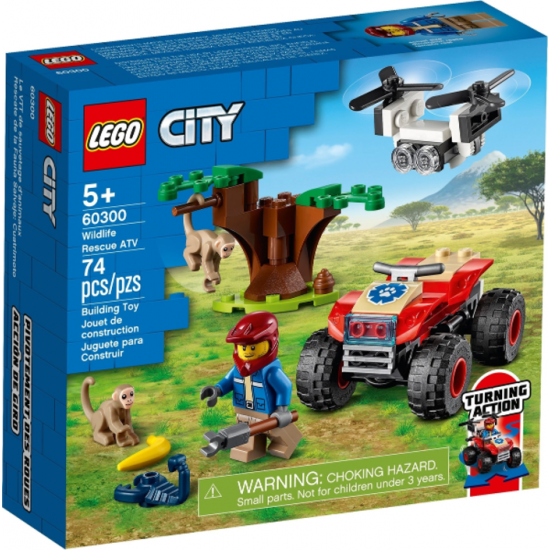 LEGO CITY Le quad de sauvetage des animaux...