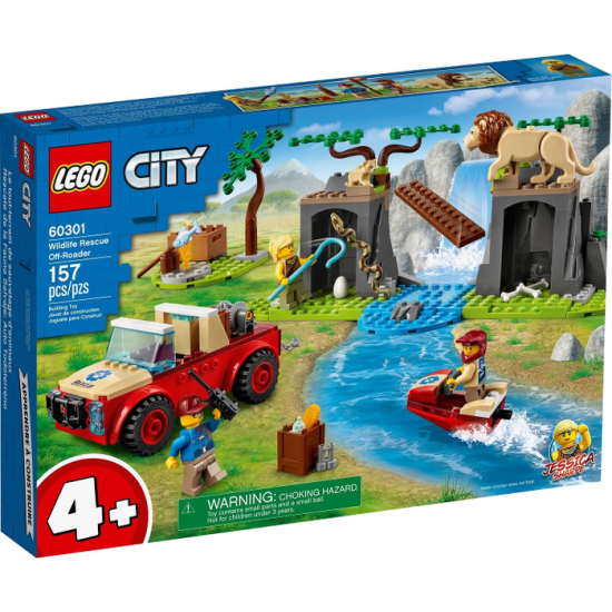 LEGO CITY Le tout-terrain de sauvetage des animaux...