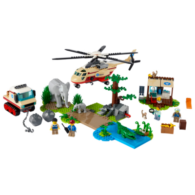 LEGO CITY L'opération de sauvetage des animaux sauvages 2021