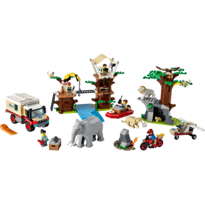 LEGO CITY Le camp de sauvetage des animaux sauvages 2021
