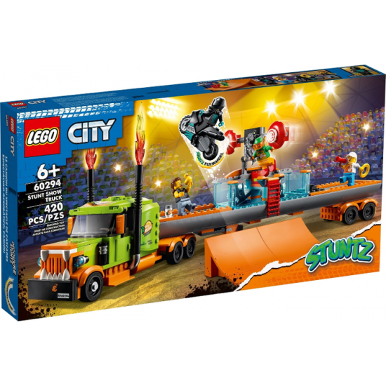 LEGO CITY Le camion de spectacle des cascadeurs...