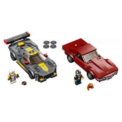 LEGO Speed champions Chevrolet Corvette C8.R Race Car et 1968 Chevrolet Corvette 2021