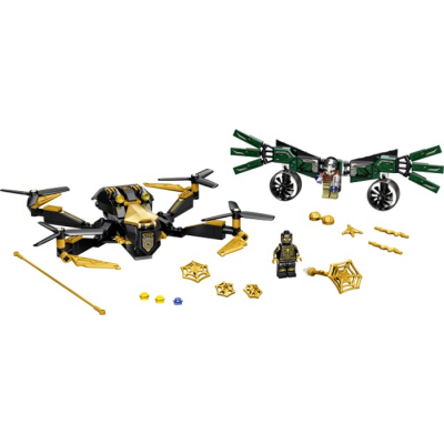 LEGO SUPER HEROES Le duel en drone de Spider-Man 2022