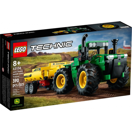 LEGO TECHNIC Tracteur John Deere 9620R à 4 roues...