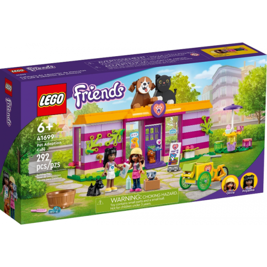 LEGO FRIENDS Le café d’adoption des animaux...