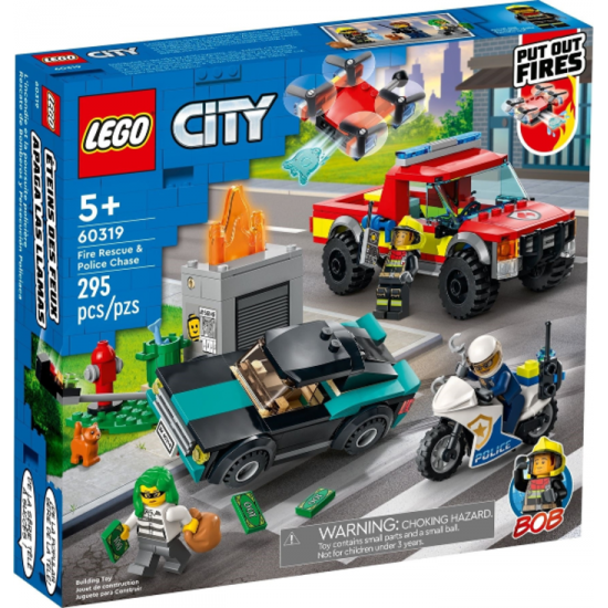 LEGO CITY L’incendie et la poursuite policière...