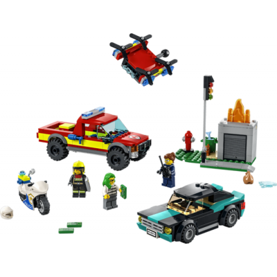 LEGO CITY L’incendie et la poursuite policière 2022