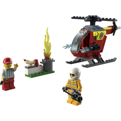 LEGO CITY L’hélicoptère de pompier 2022